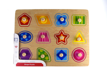 SHAPE PEG PUZZLE - Bamboo Sprout