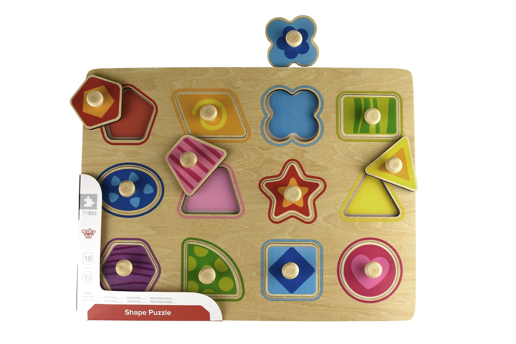 SHAPE PEG PUZZLE - Bamboo Sprout