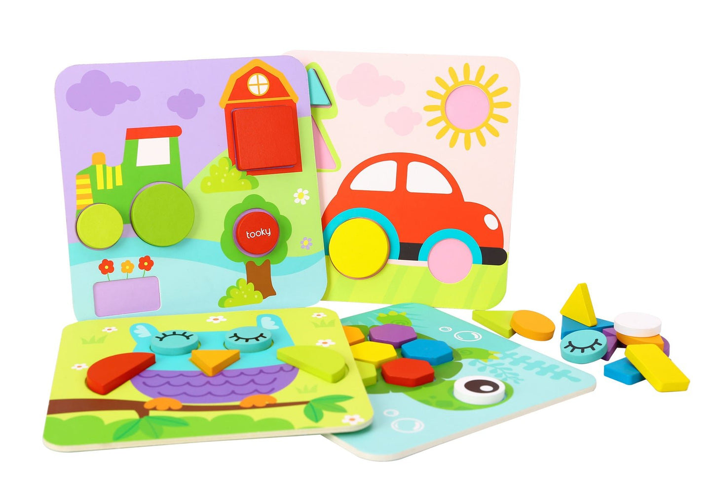 4 IN 1 SHAPE PUZZLES - Bamboo Sprout