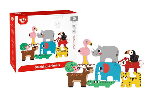 STACKING ANIMALS BLOCKS - Bamboo Sprout