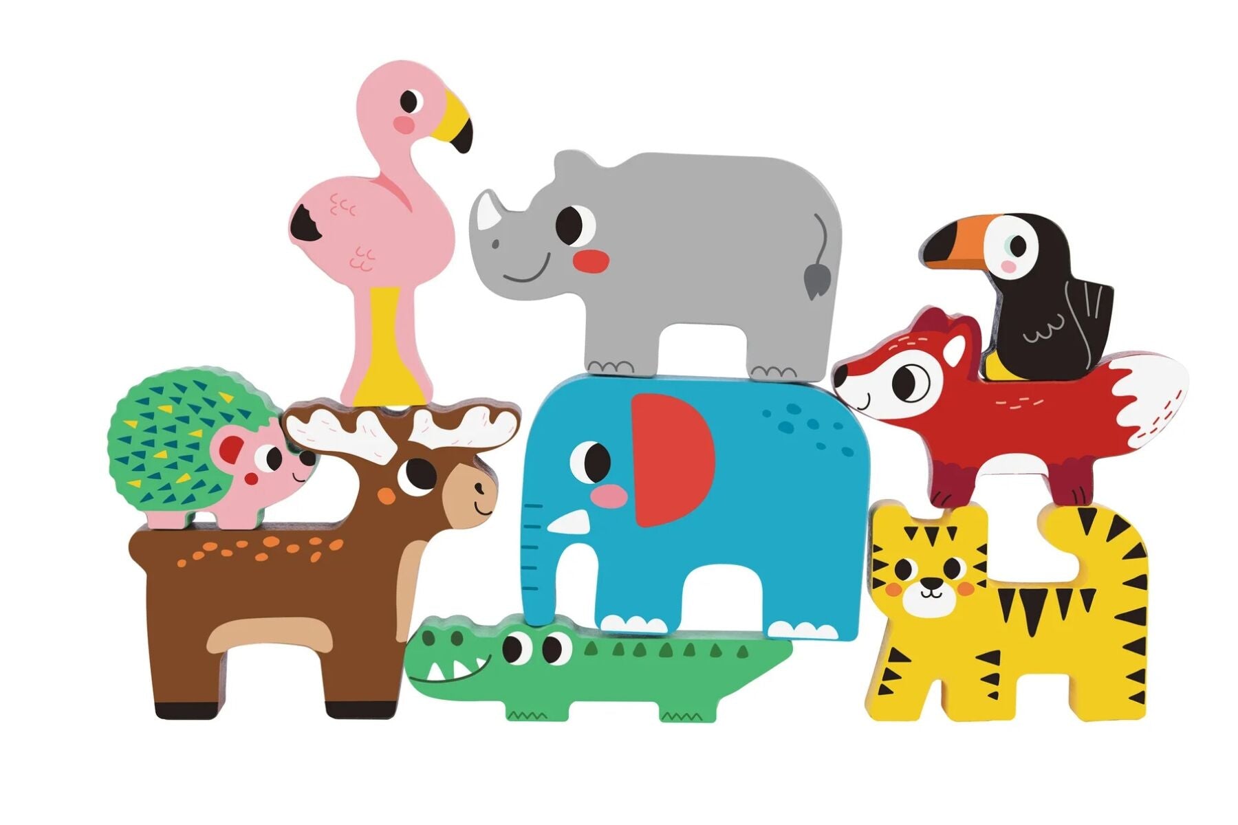 STACKING ANIMALS BLOCKS - Bamboo Sprout