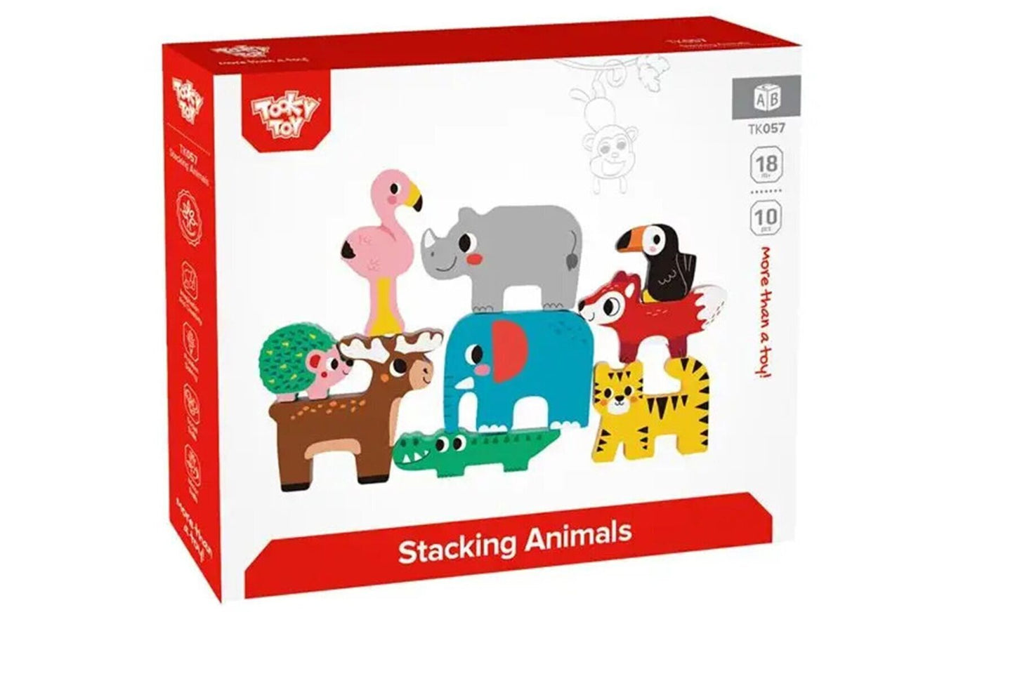 STACKING ANIMALS BLOCKS - Bamboo Sprout