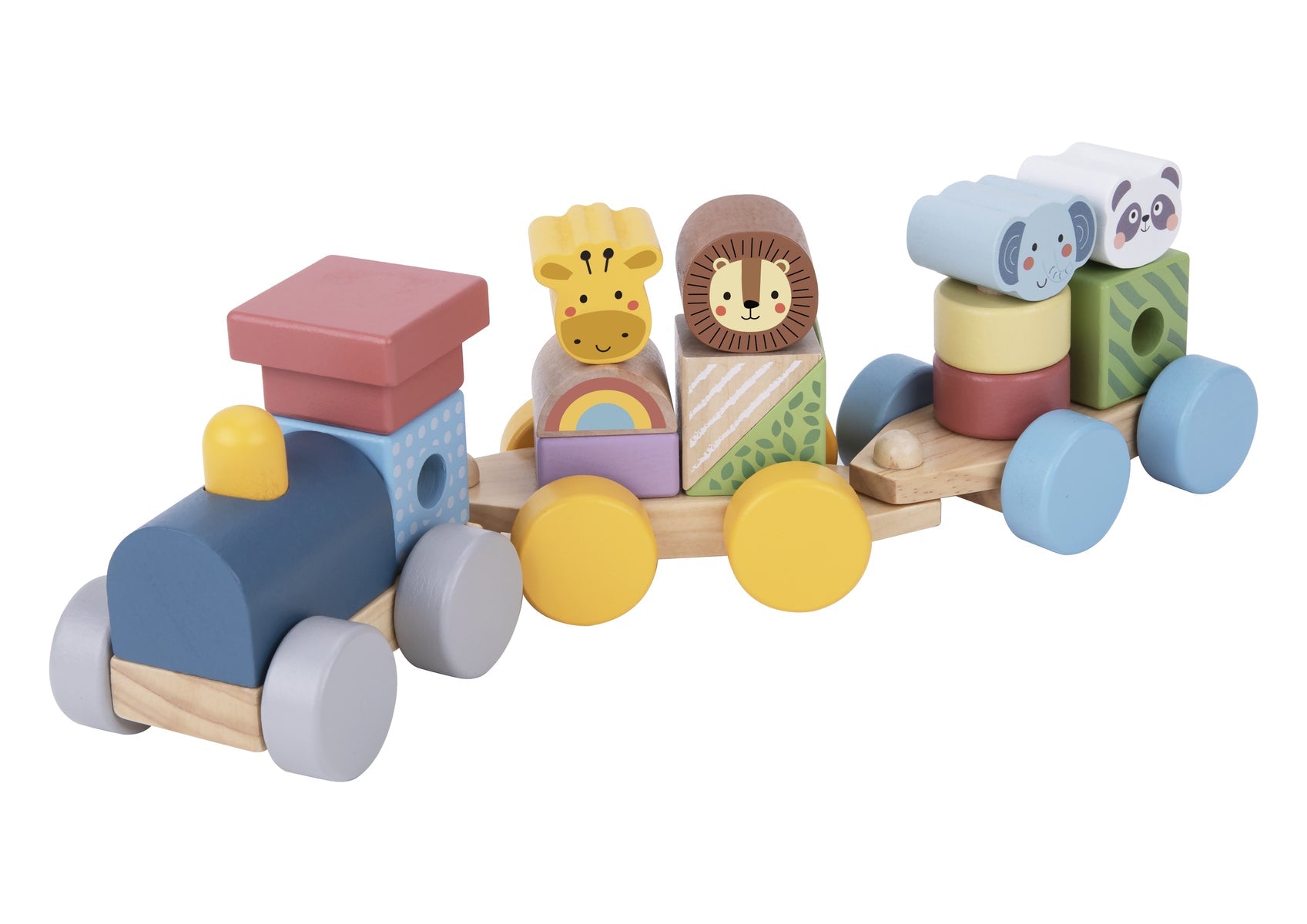 MY FOREST FRIENDS STACKING ANIMALS TRAIN - Bamboo Sprout