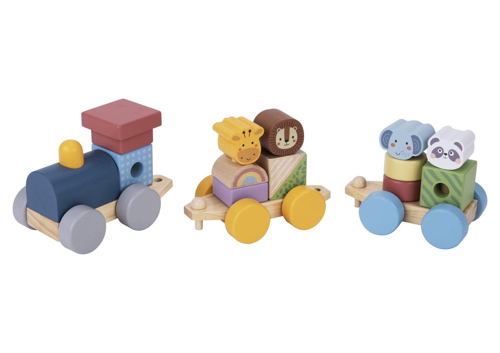 MY FOREST FRIENDS STACKING ANIMALS TRAIN - Bamboo Sprout