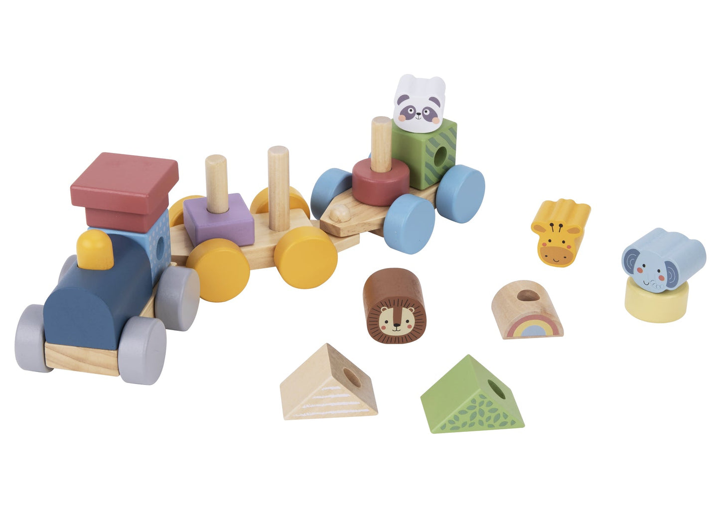MY FOREST FRIENDS STACKING ANIMALS TRAIN - Bamboo Sprout