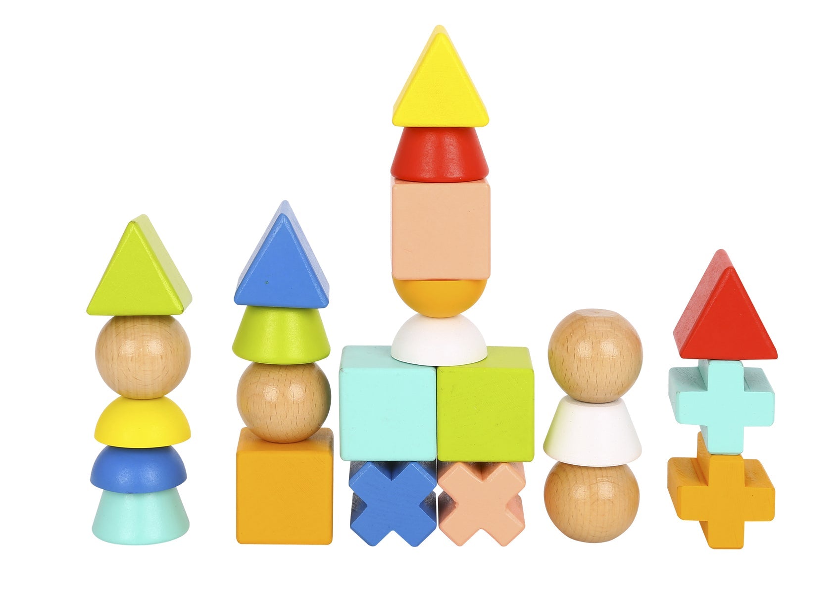 STACKING BLOCKS LOGIC GAME - Bamboo Sprout