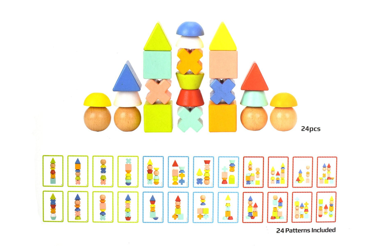STACKING BLOCKS LOGIC GAME - Bamboo Sprout