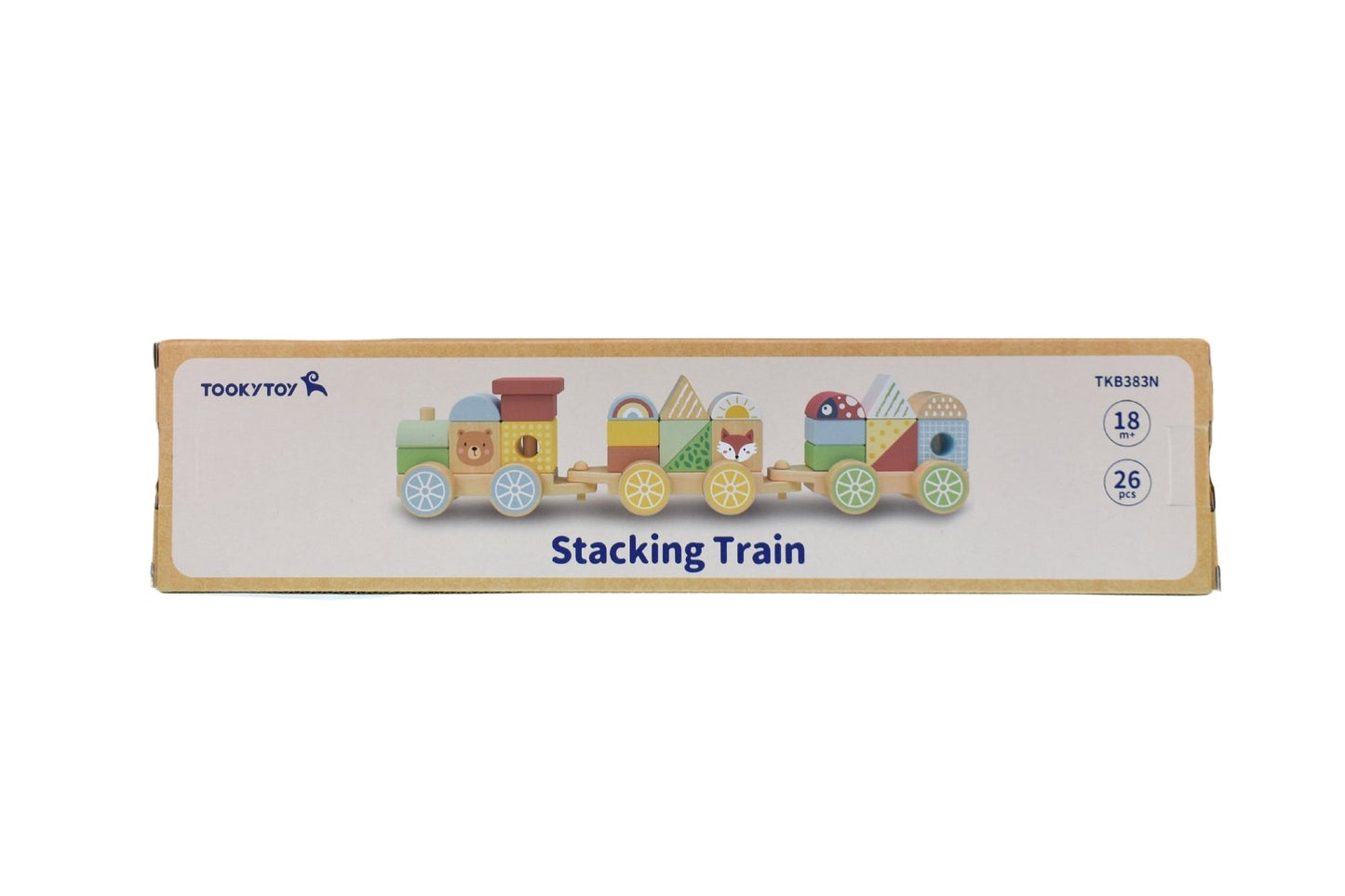MY FOREST FRIENDS STACKING BLOCKS TRAIN - Bamboo Sprout