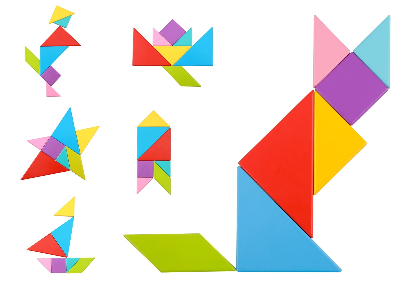 TANGRAM PLAY WOODEN BRAINTEASER PUZZLE - Bamboo Sprout