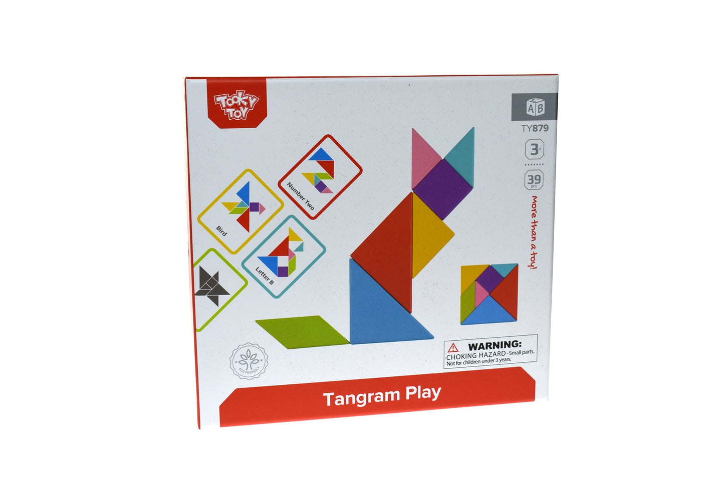 TANGRAM PLAY WOODEN BRAINTEASER PUZZLE - Bamboo Sprout
