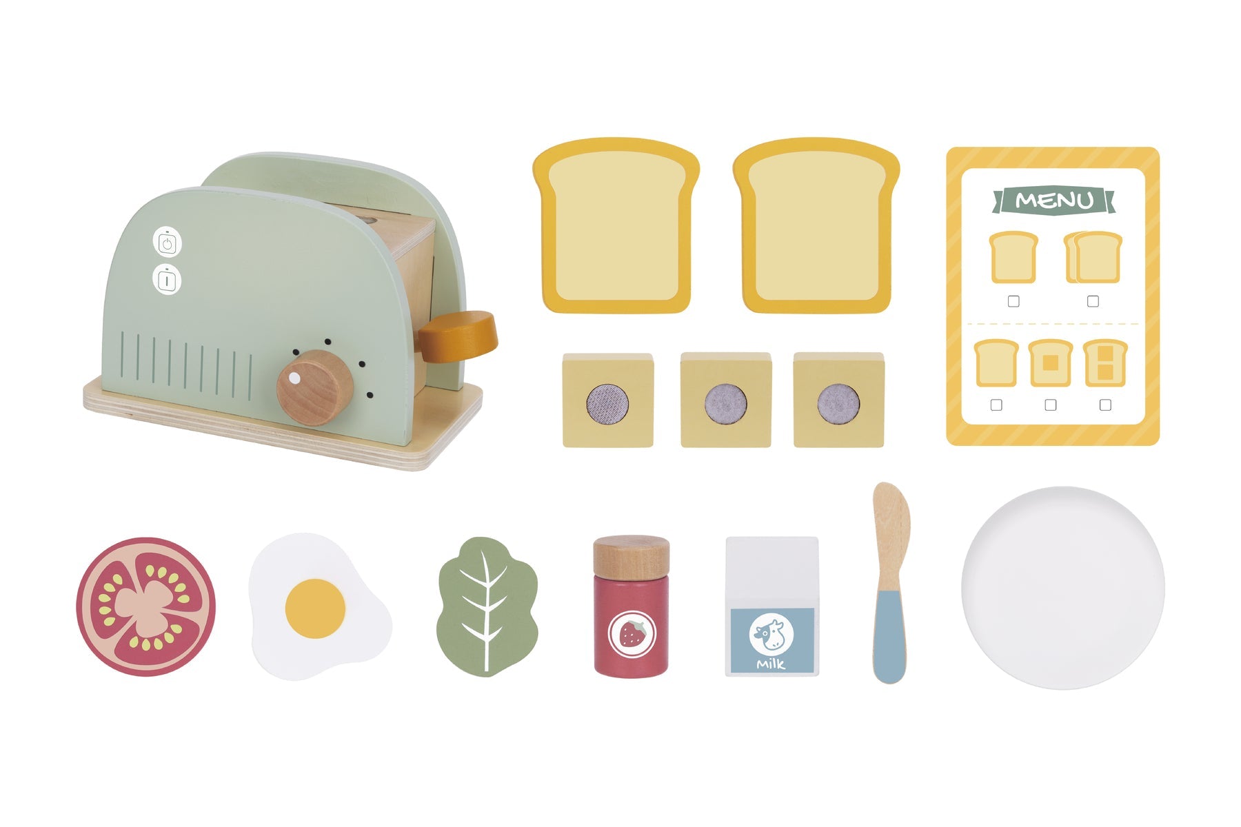 WOODEN TOASTER BREAKFAST SET - Bamboo Sprout