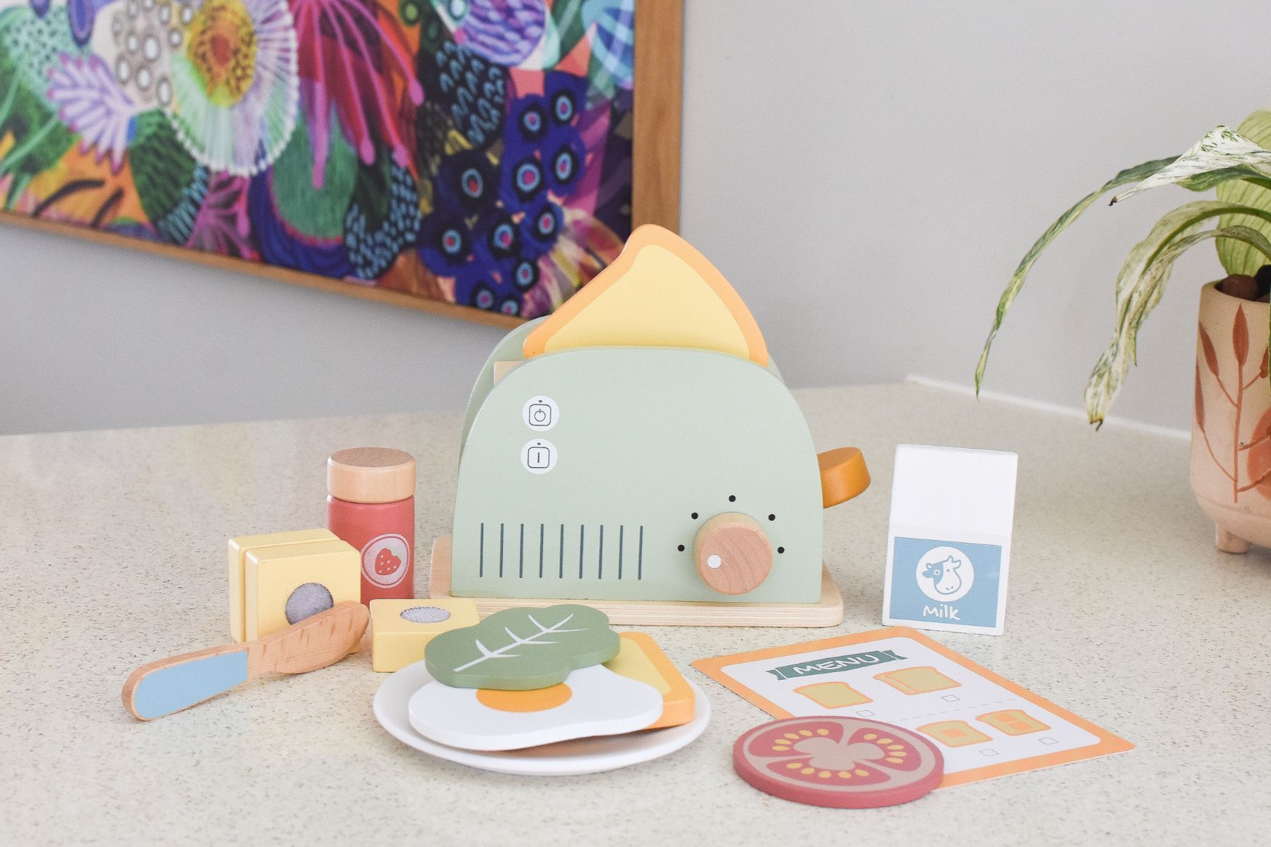 WOODEN TOASTER BREAKFAST SET - Bamboo Sprout