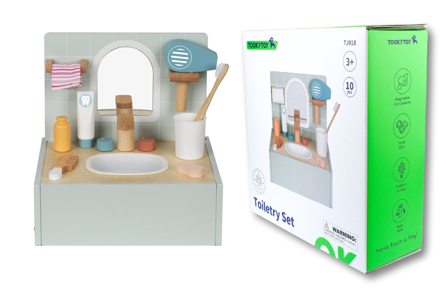 TOILETRY BATHROOM PLAYSET - Bamboo Sprout