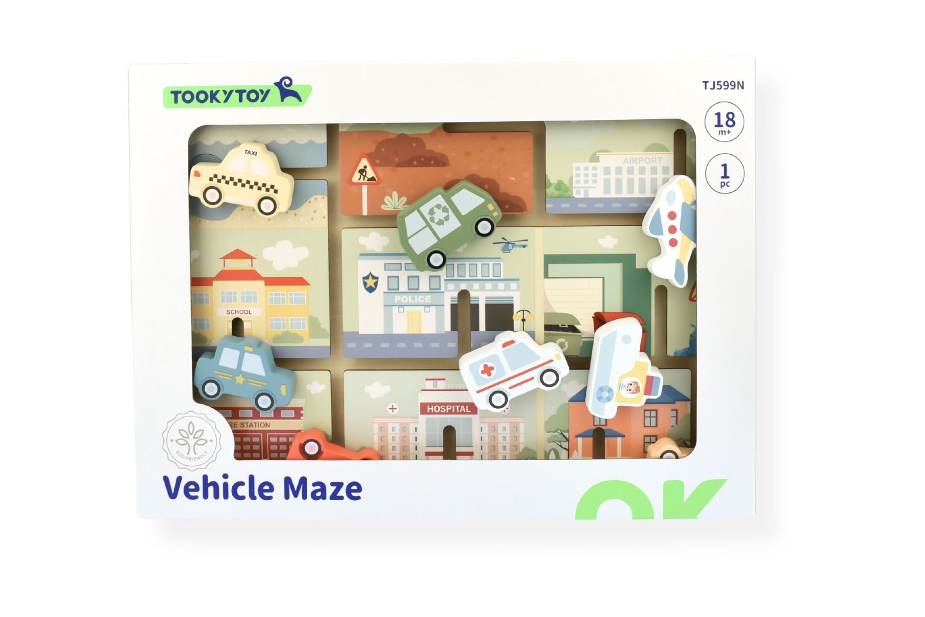 TRAFFIC MAZE PUZZLE BOARD - Bamboo Sprout