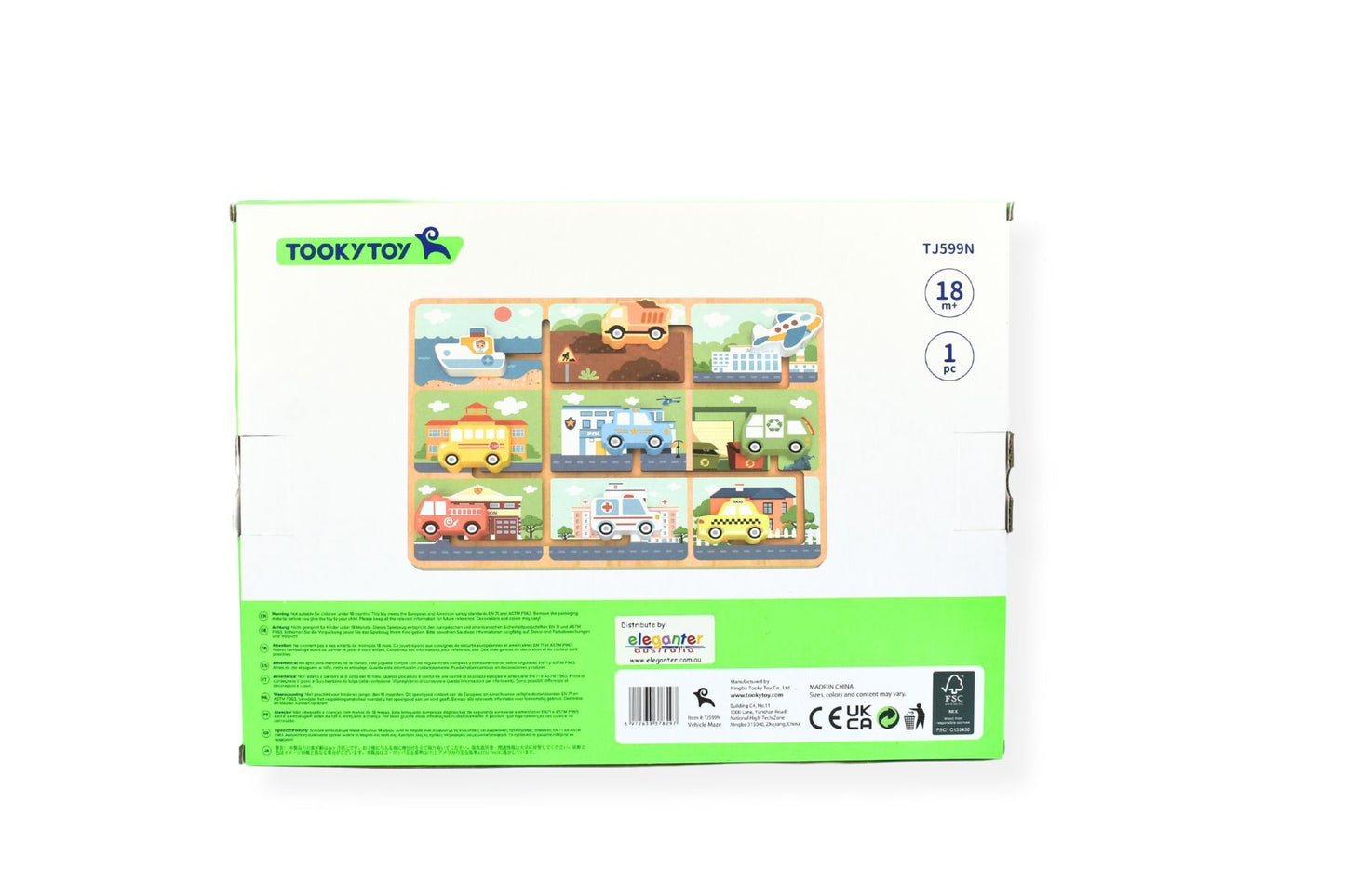 TRAFFIC MAZE PUZZLE BOARD - Bamboo Sprout