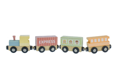 MY FOREST FRIENDS WOODEN TRAIN & CARRIAGE SET - Bamboo Sprout