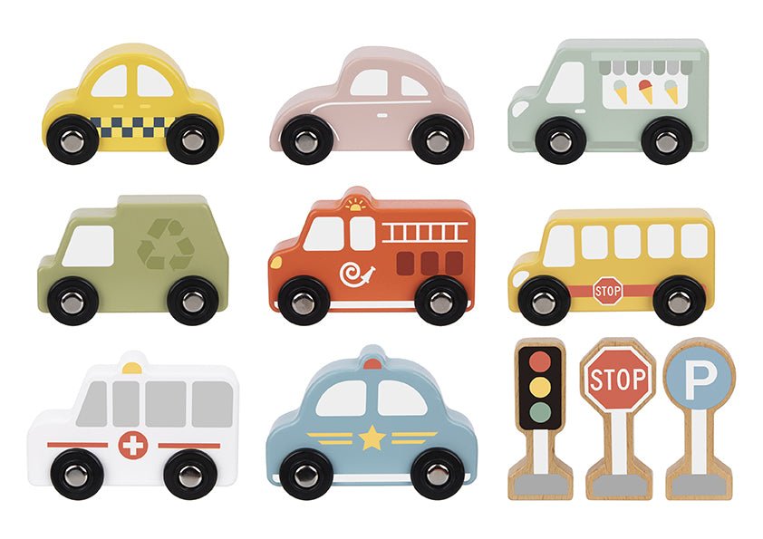 MY FOREST FRIENDS TRANSPORTATION & STREET SIGN SET - Bamboo Sprout