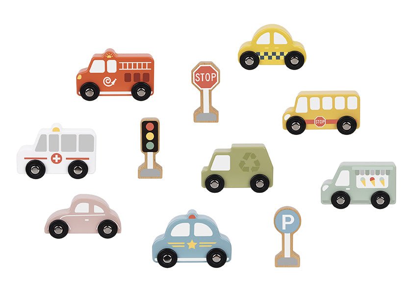 MY FOREST FRIENDS TRANSPORTATION & STREET SIGN SET - Bamboo Sprout