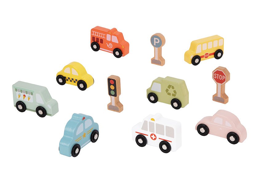MY FOREST FRIENDS TRANSPORTATION & STREET SIGN SET - Bamboo Sprout