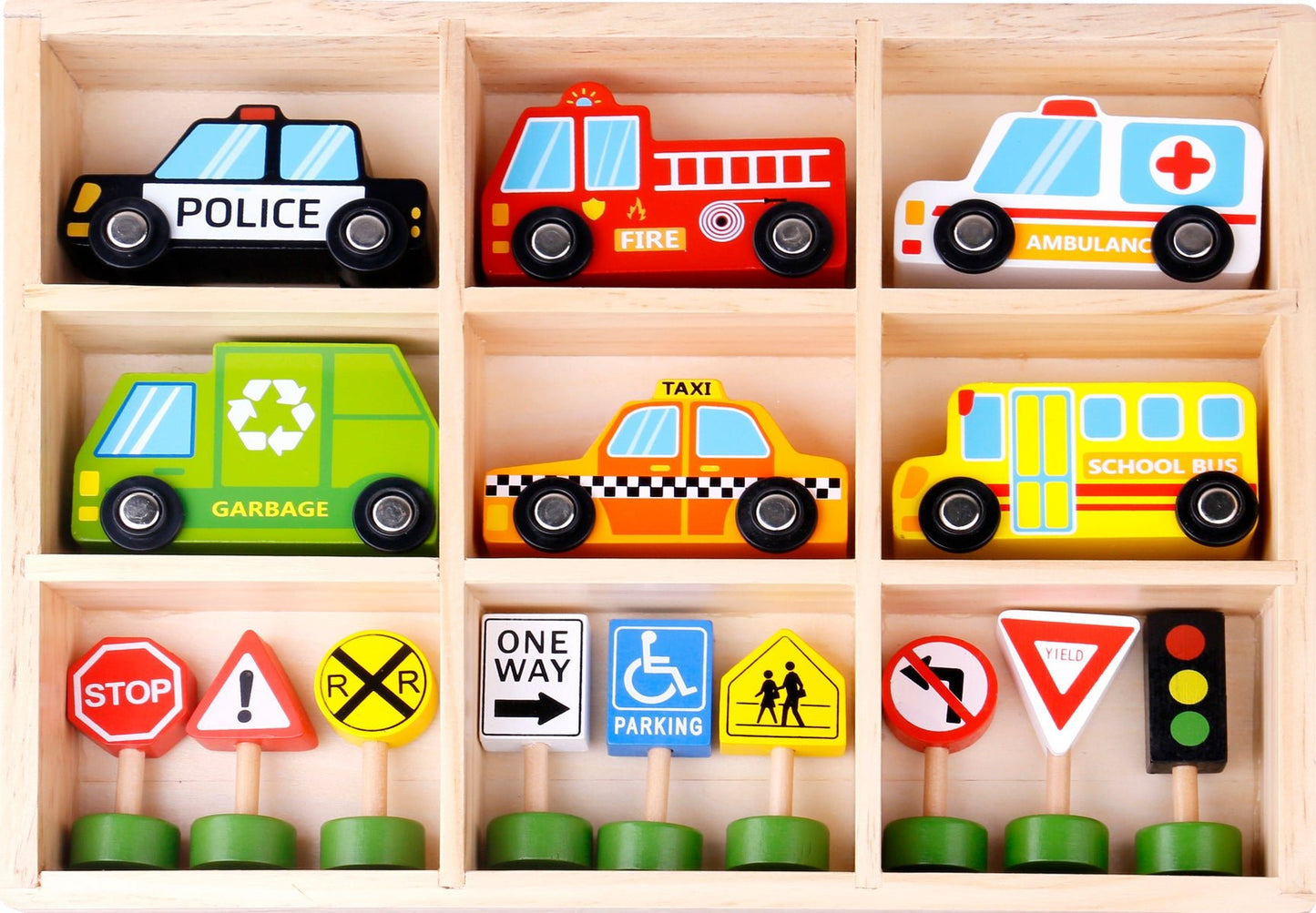 TRANSPORTATION VEHICLES & STREET SIGNS - Bamboo Sprout
