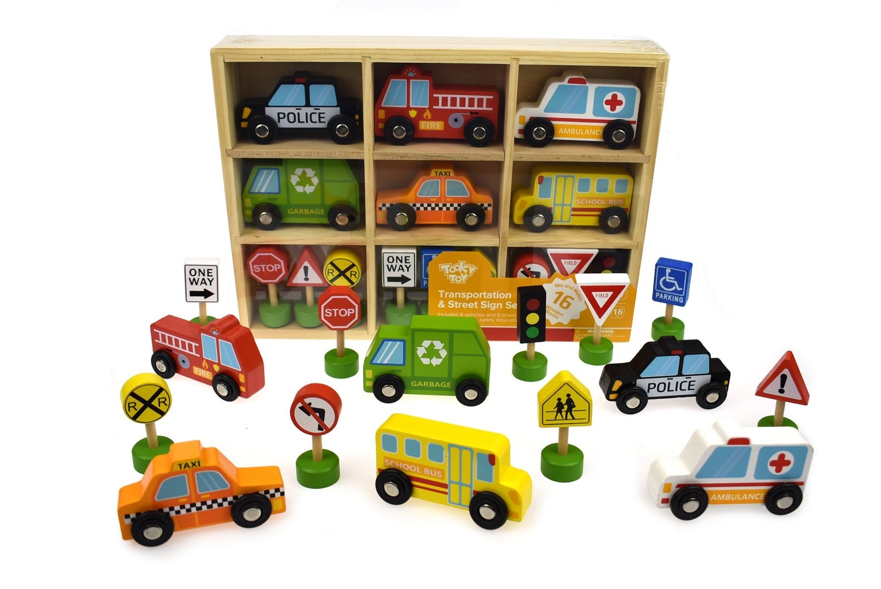 TRANSPORTATION VEHICLES & STREET SIGNS - Bamboo Sprout
