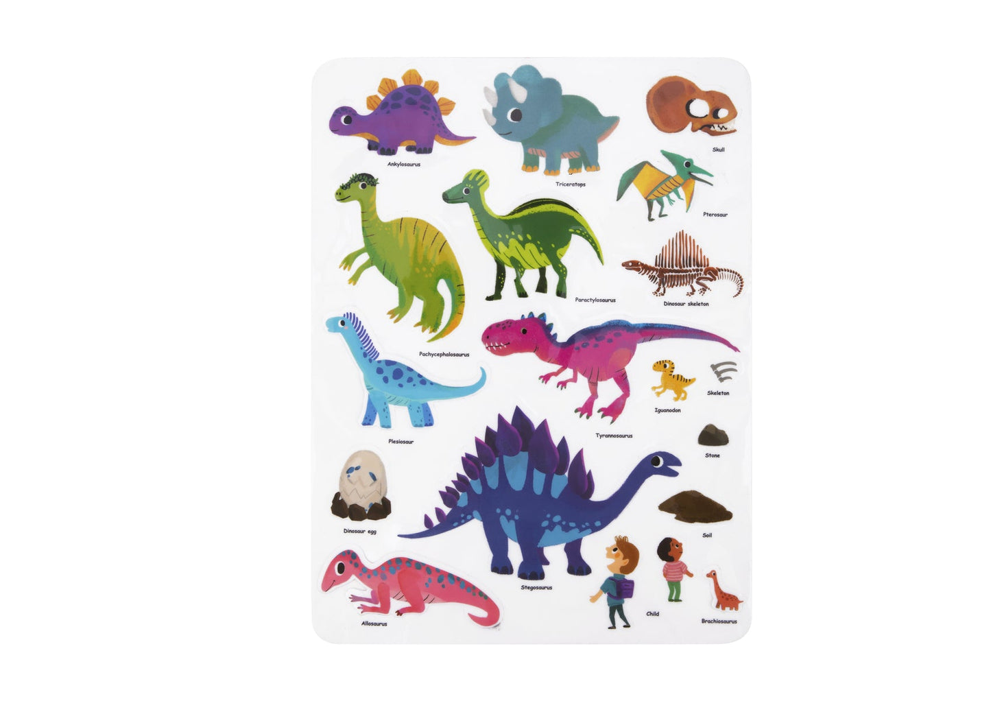 SILICONE STICKER BOOK - DINOSAUR MUSEUM - Bamboo Sprout