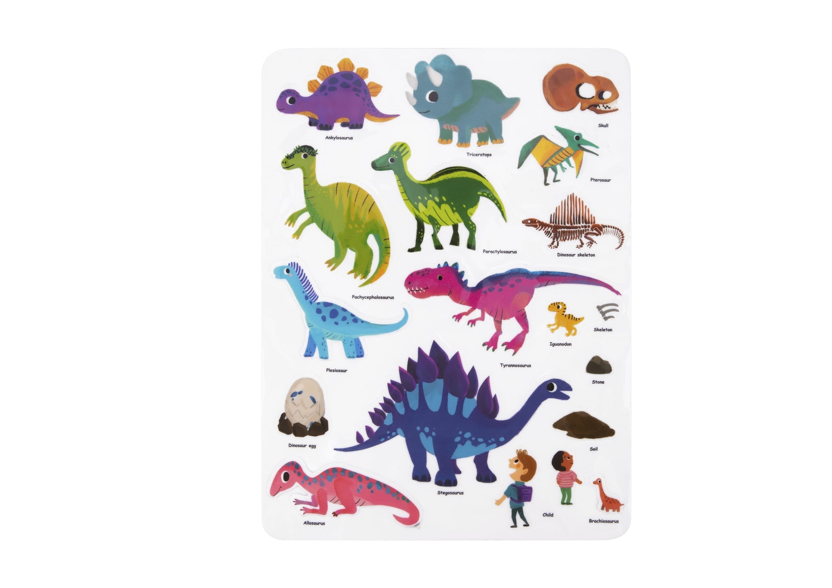 SILICONE STICKER BOOK - DINOSAUR MUSEUM - Bamboo Sprout
