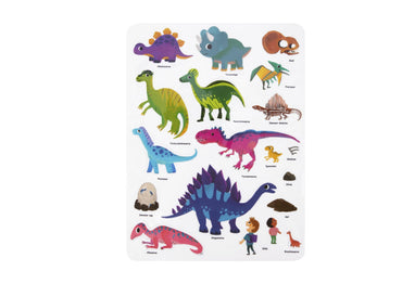 SILICONE STICKER BOOK - DINOSAUR MUSEUM - Bamboo Sprout