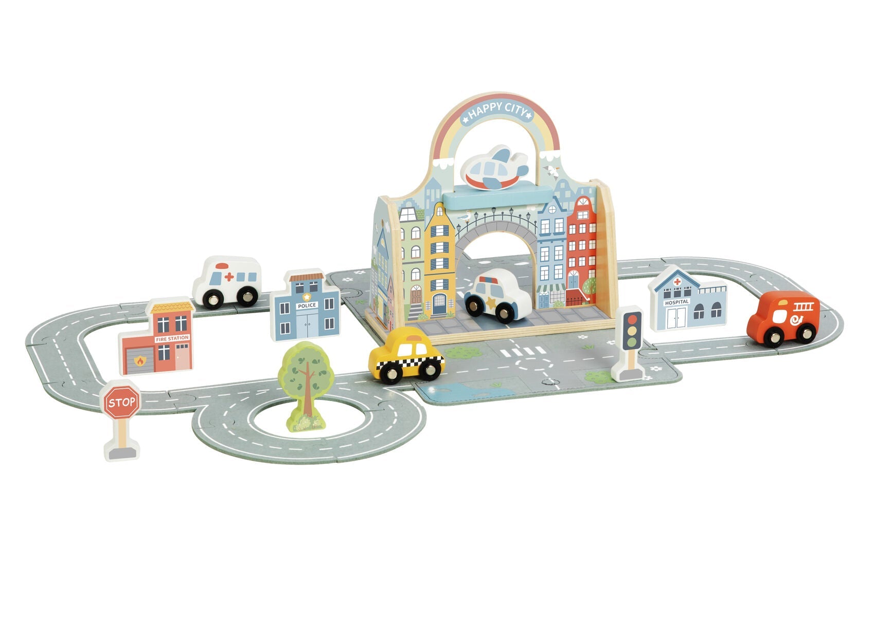 FELT CITY PLAY SET - Bamboo Sprout