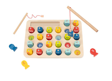 MAGNETIC FISHING GAME WITH ALPHABET - Bamboo Sprout