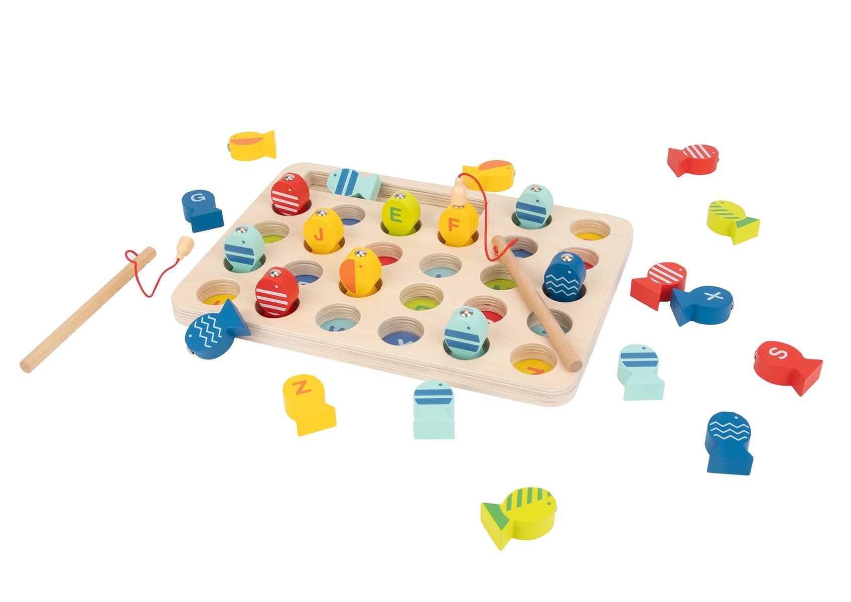 MAGNETIC FISHING GAME WITH ALPHABET - Bamboo Sprout
