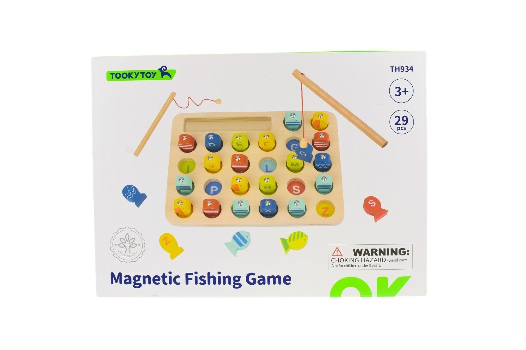 MAGNETIC FISHING GAME WITH ALPHABET - Bamboo Sprout