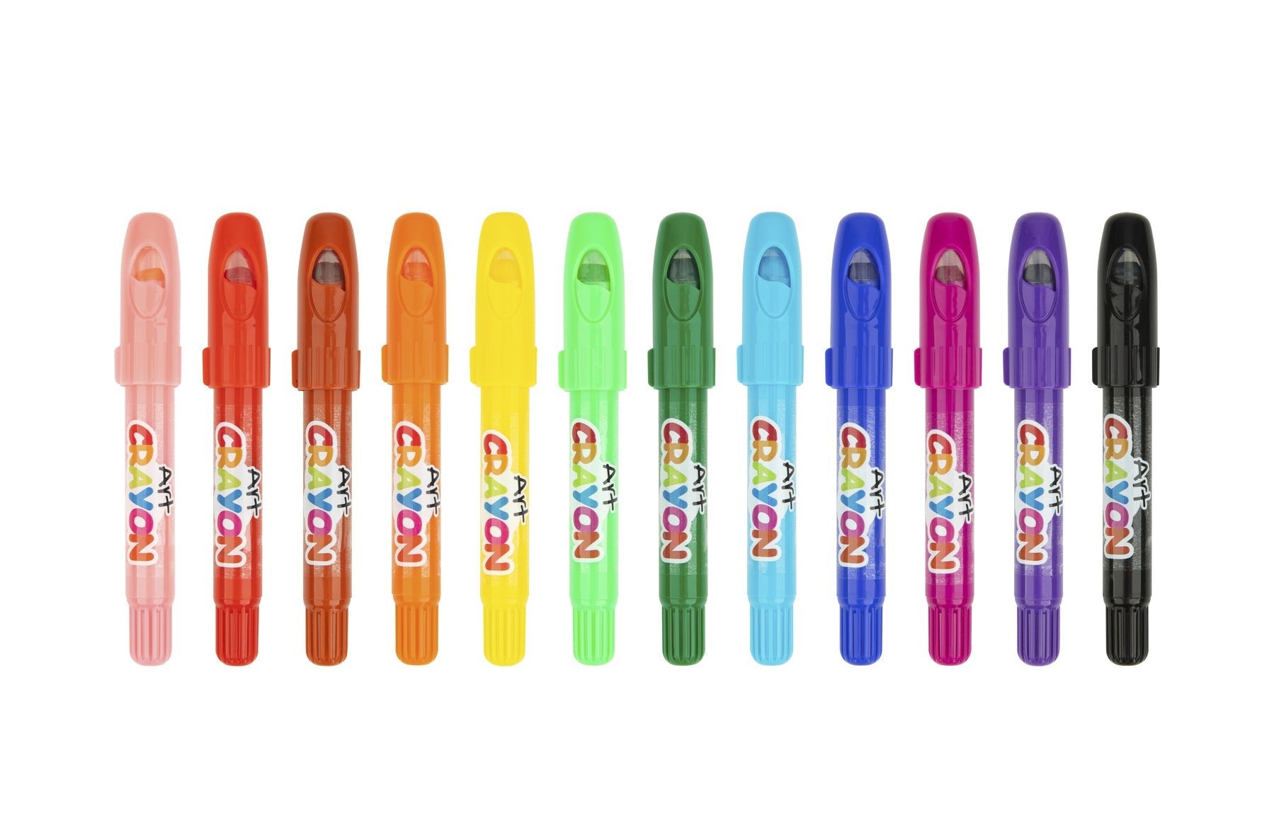 SILKY CRAYON ART - 12 COLOURS - Bamboo Sprout