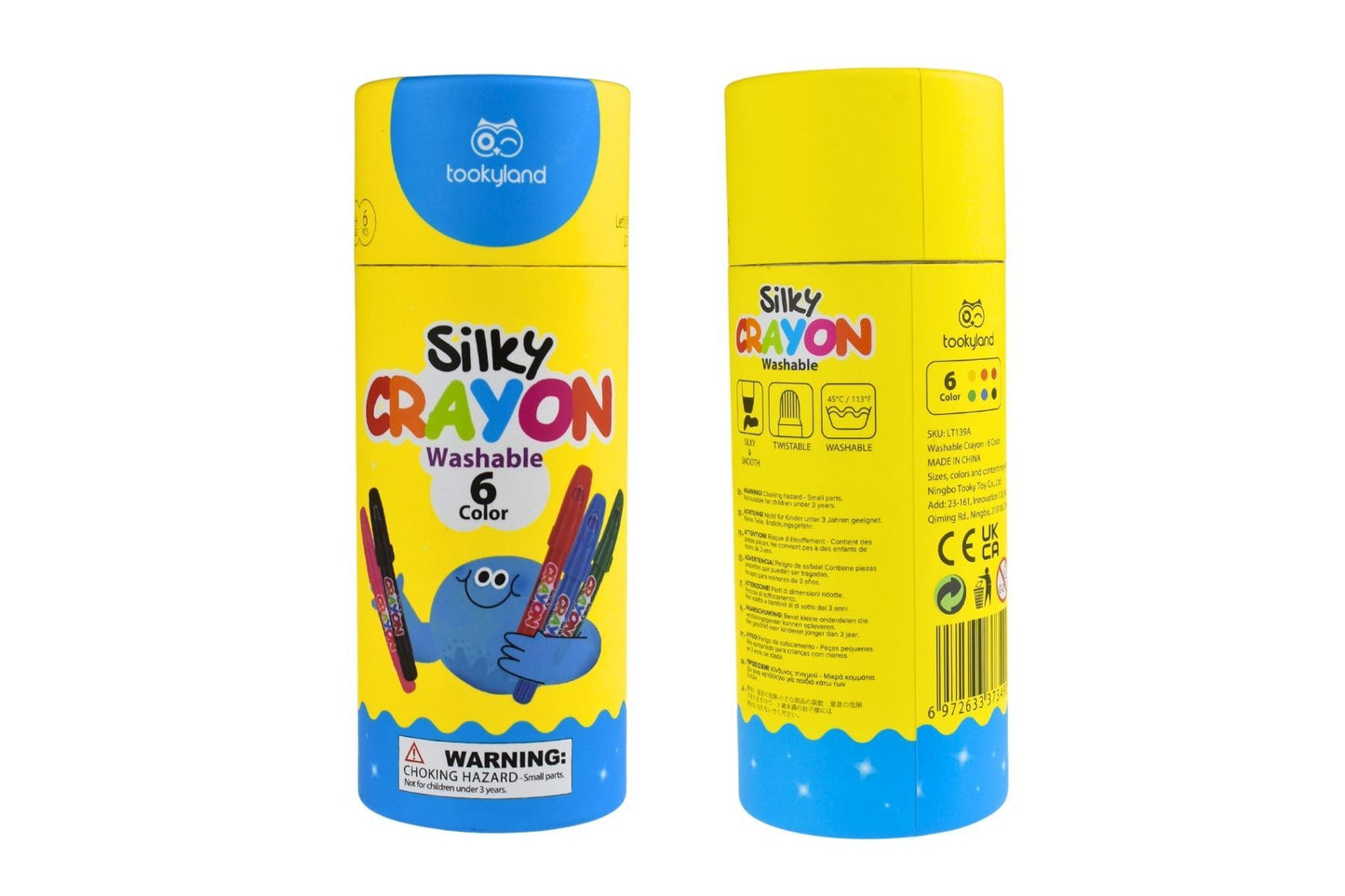 SILKY CRAYON ART - 6 COLOURS - Bamboo Sprout