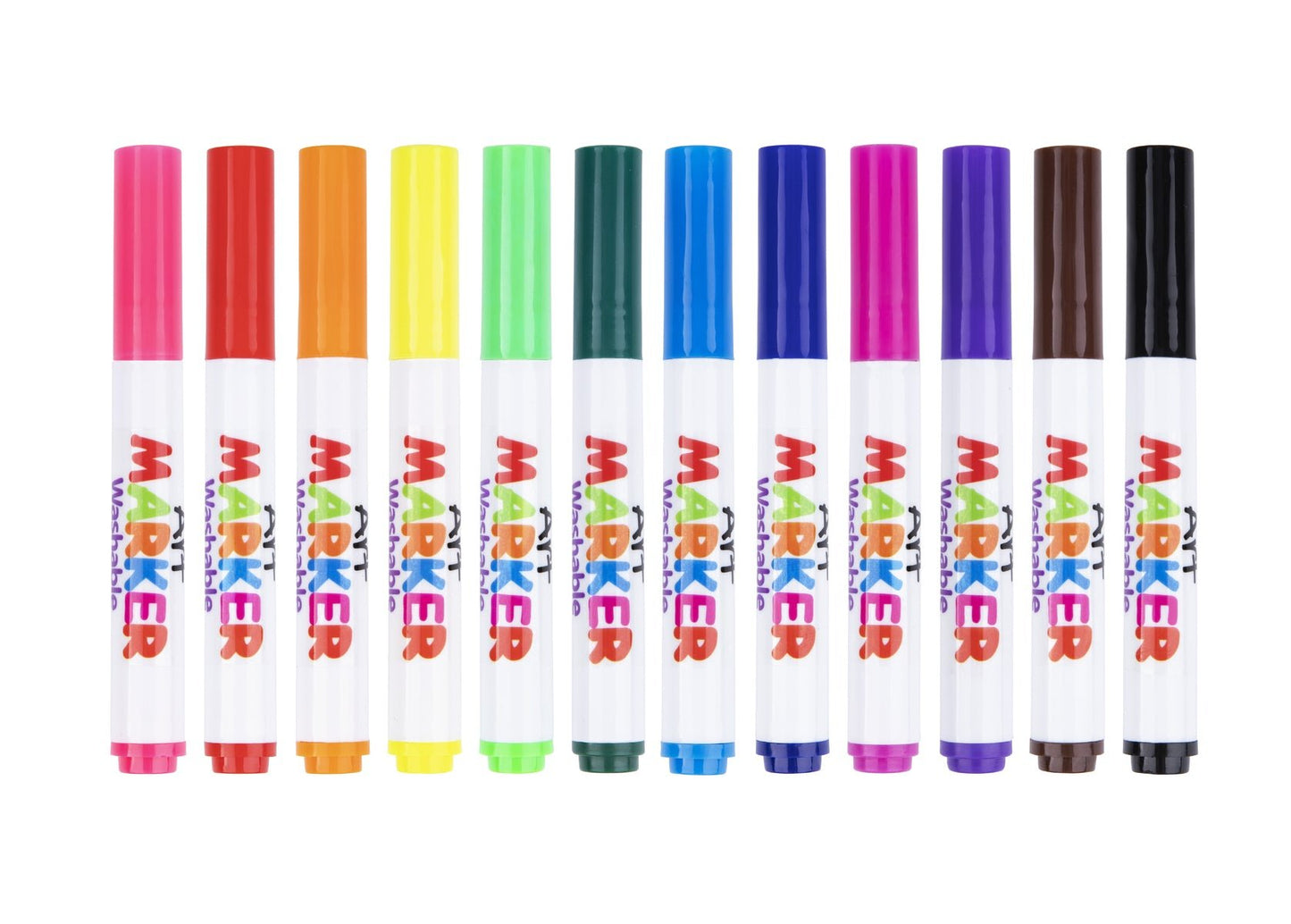 WASHABLE MARKER - 12 COLOURS - Bamboo Sprout