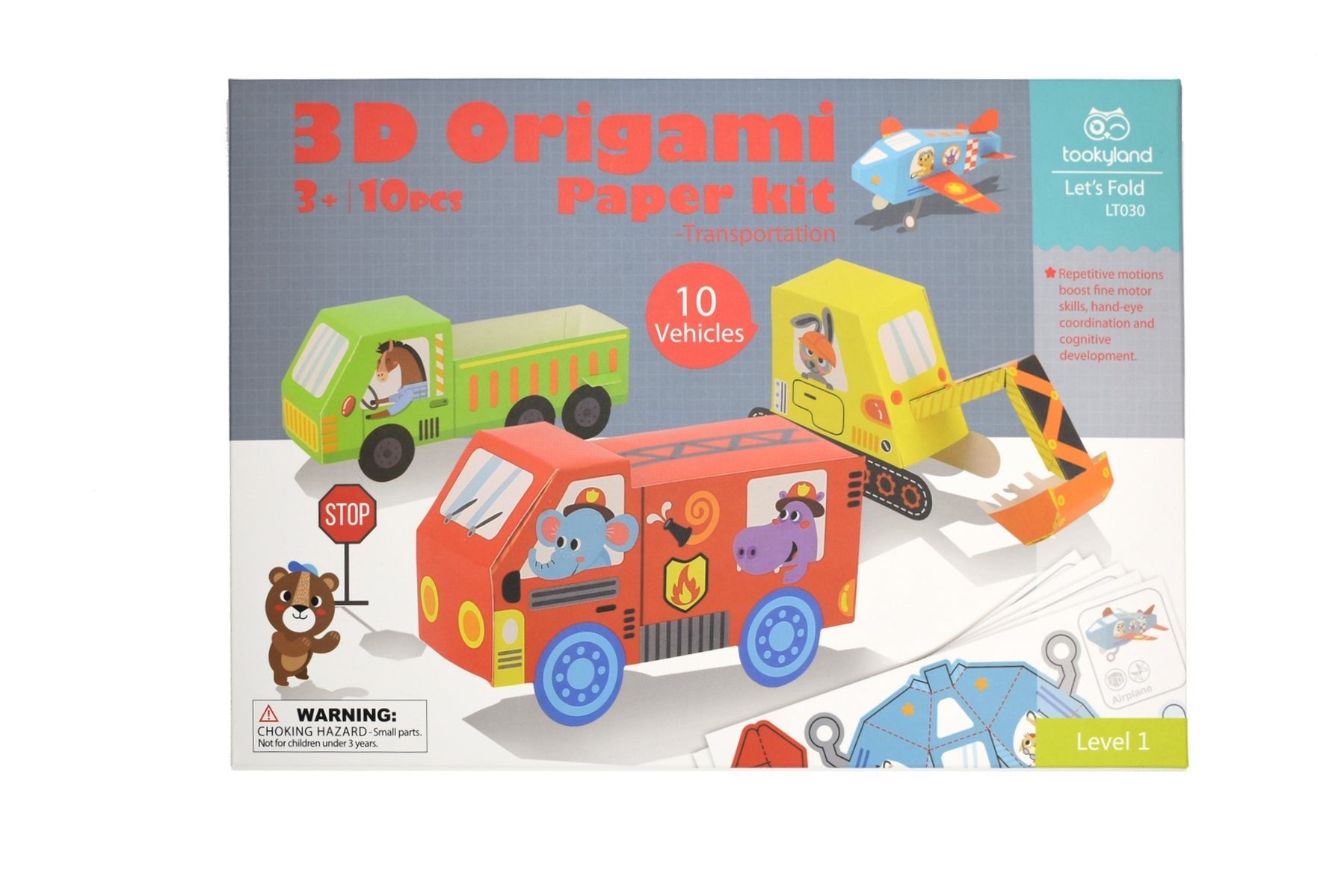 3D PAPER MODEL VEHICLES CRAFT KIT - Bamboo Sprout