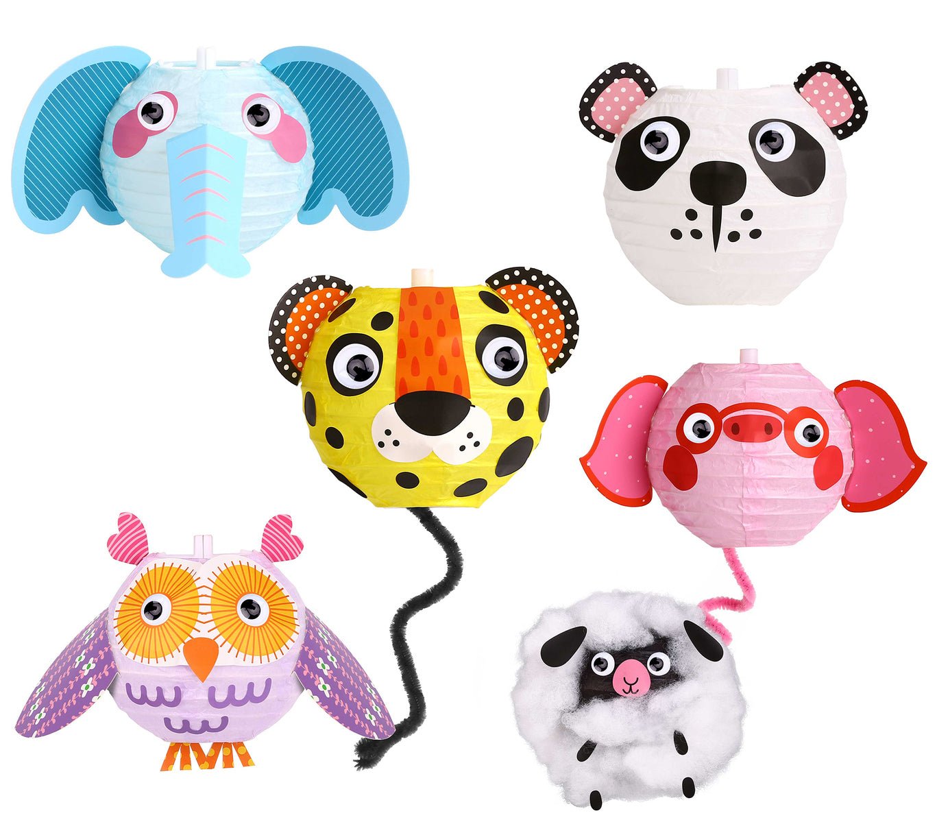 ANIMAL PAPER LANTERNS CRAFT KIT - Bamboo Sprout