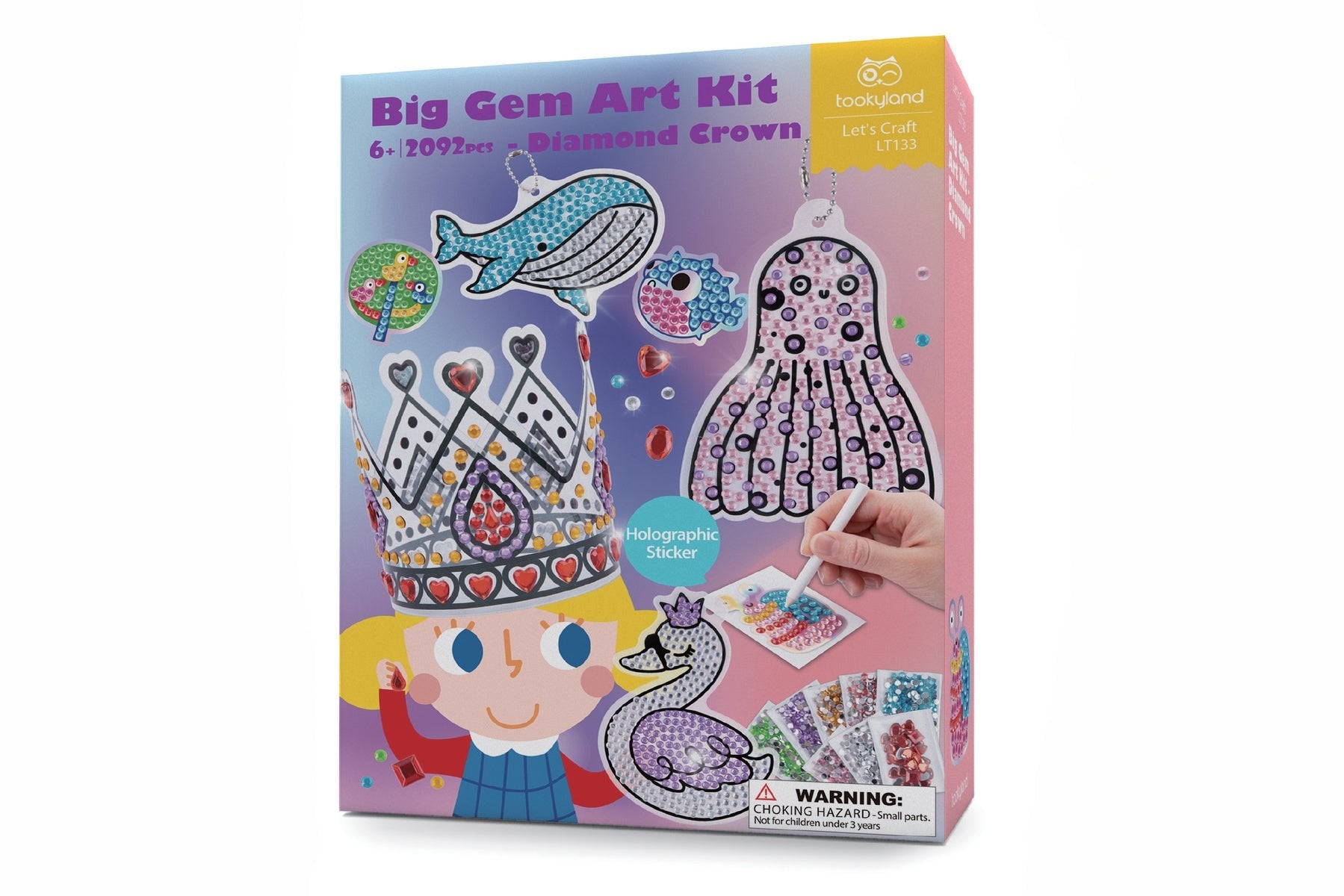 DIAMOND CROWN - BIG GEM CRAFT KIT - Bamboo Sprout