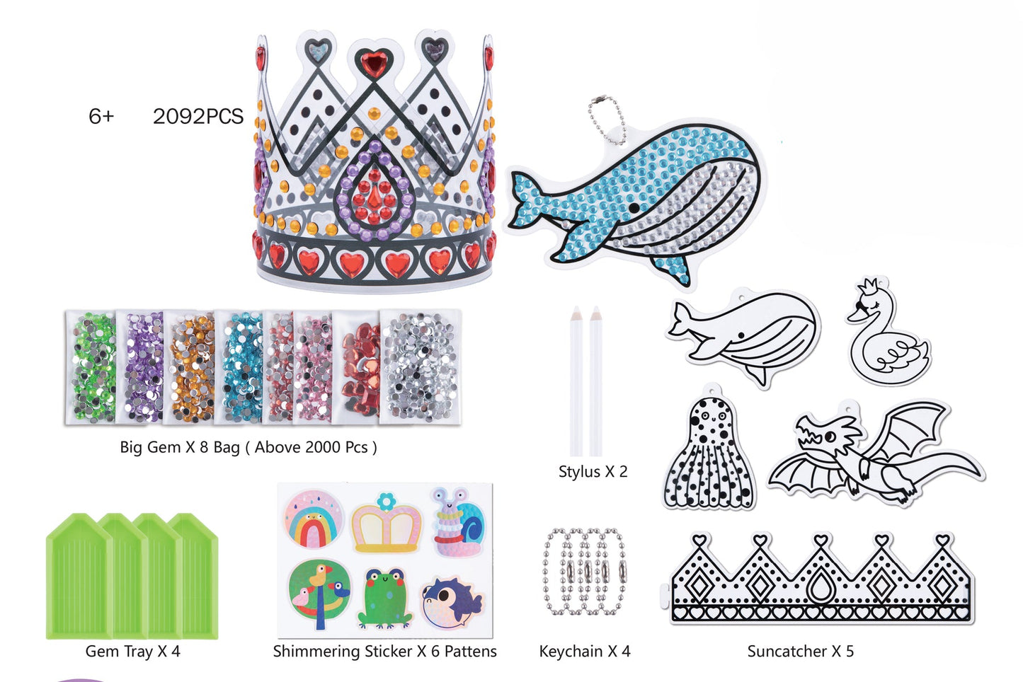 DIAMOND CROWN - BIG GEM CRAFT KIT - Bamboo Sprout