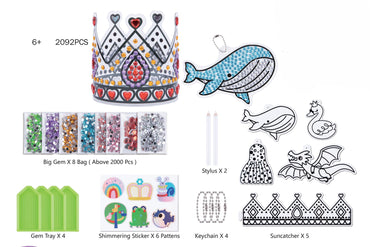 DIAMOND CROWN - BIG GEM CRAFT KIT - Bamboo Sprout