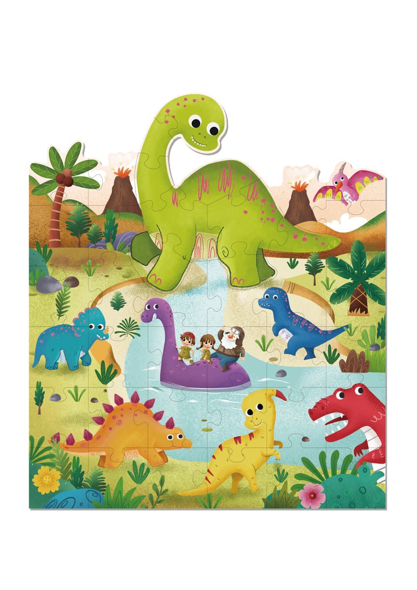 DINOSAUR JIGSAW FLOOR PUZZLE 40PCS - Bamboo Sprout