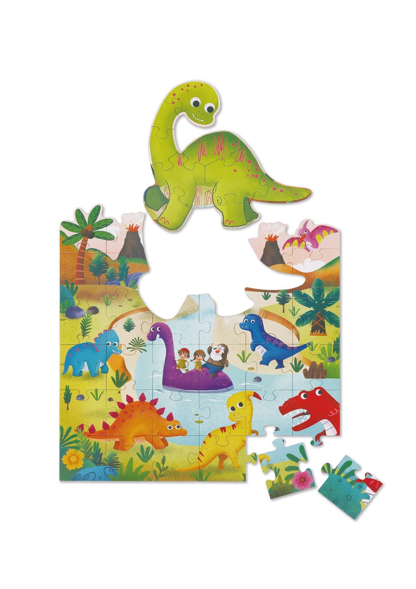 DINOSAUR JIGSAW FLOOR PUZZLE 40PCS - Bamboo Sprout
