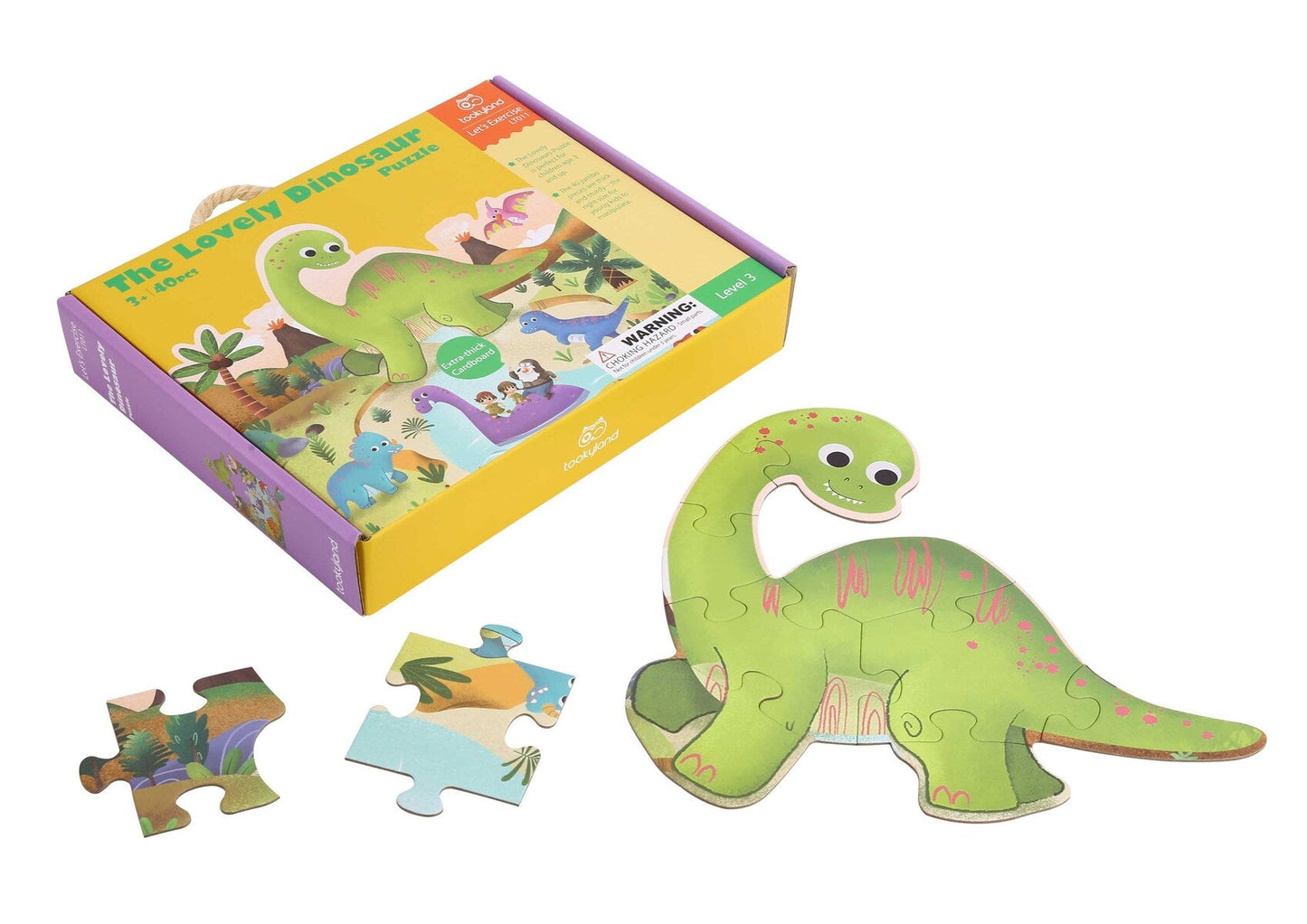 DINOSAUR JIGSAW FLOOR PUZZLE 40PCS - Bamboo Sprout