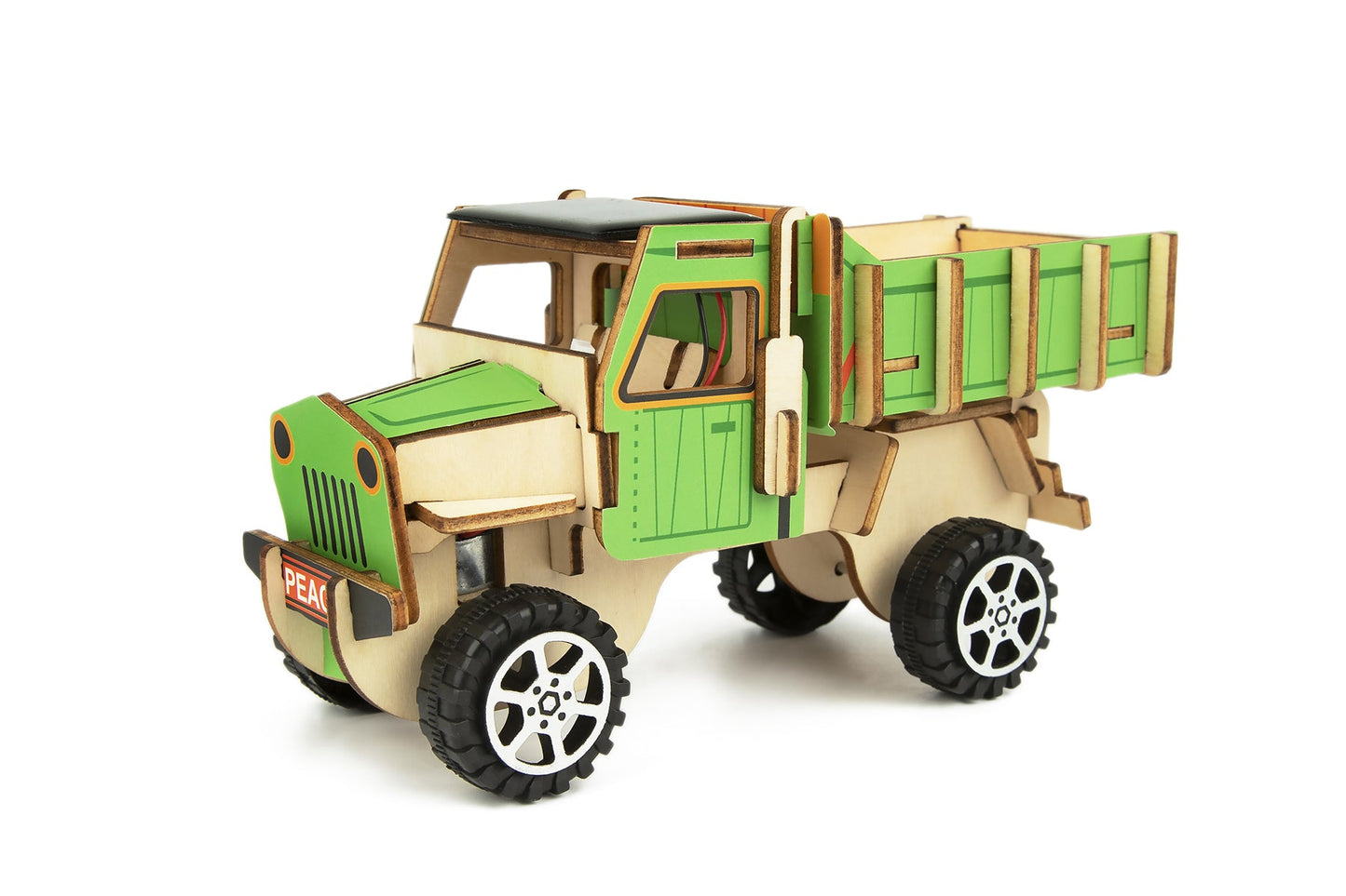 DIY 3D WOODEN SOLAR TRUCK SCIENCE & CRAFT KIT - Bamboo Sprout
