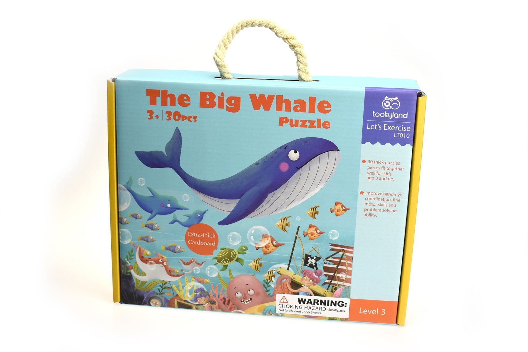 MARINE LIFE JIGSAW FLOOR PUZZLE 30PCS - Bamboo Sprout