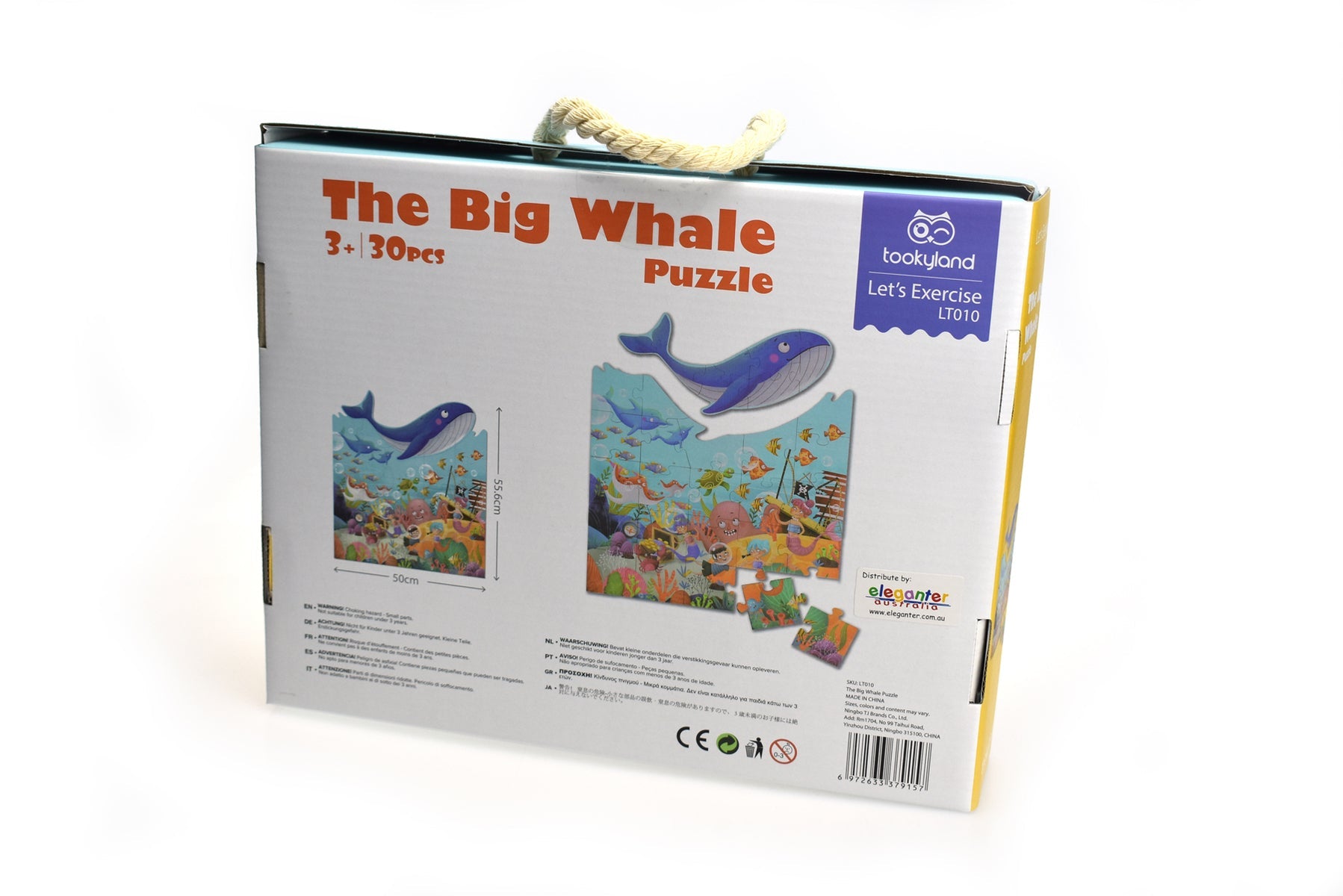 MARINE LIFE JIGSAW FLOOR PUZZLE 30PCS - Bamboo Sprout