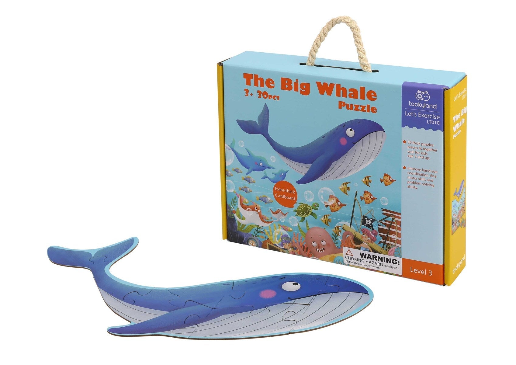 MARINE LIFE JIGSAW FLOOR PUZZLE 30PCS - Bamboo Sprout
