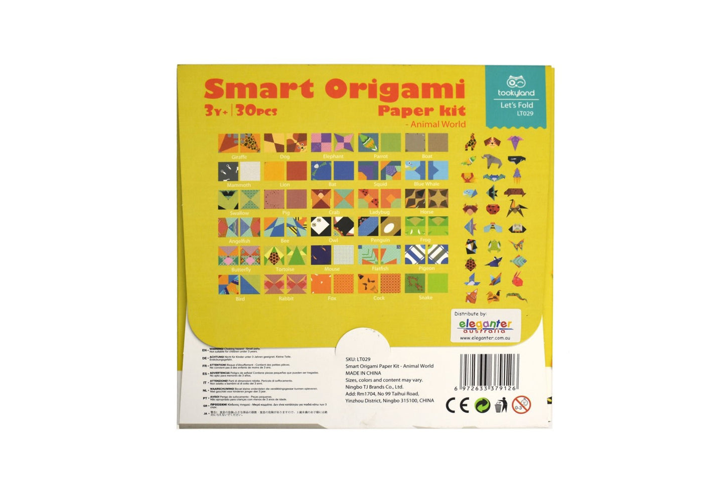 ORIGAMI ANIMALS CRAFT KIT - Bamboo Sprout