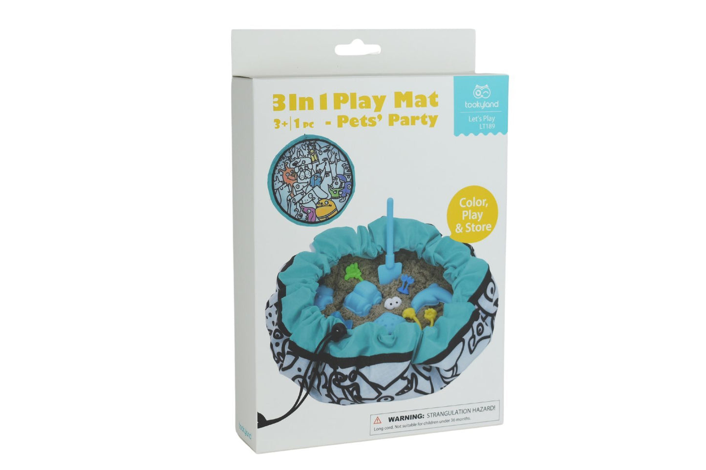 3 IN 1 PLAY MAT - PET'S PARTY - Bamboo Sprout