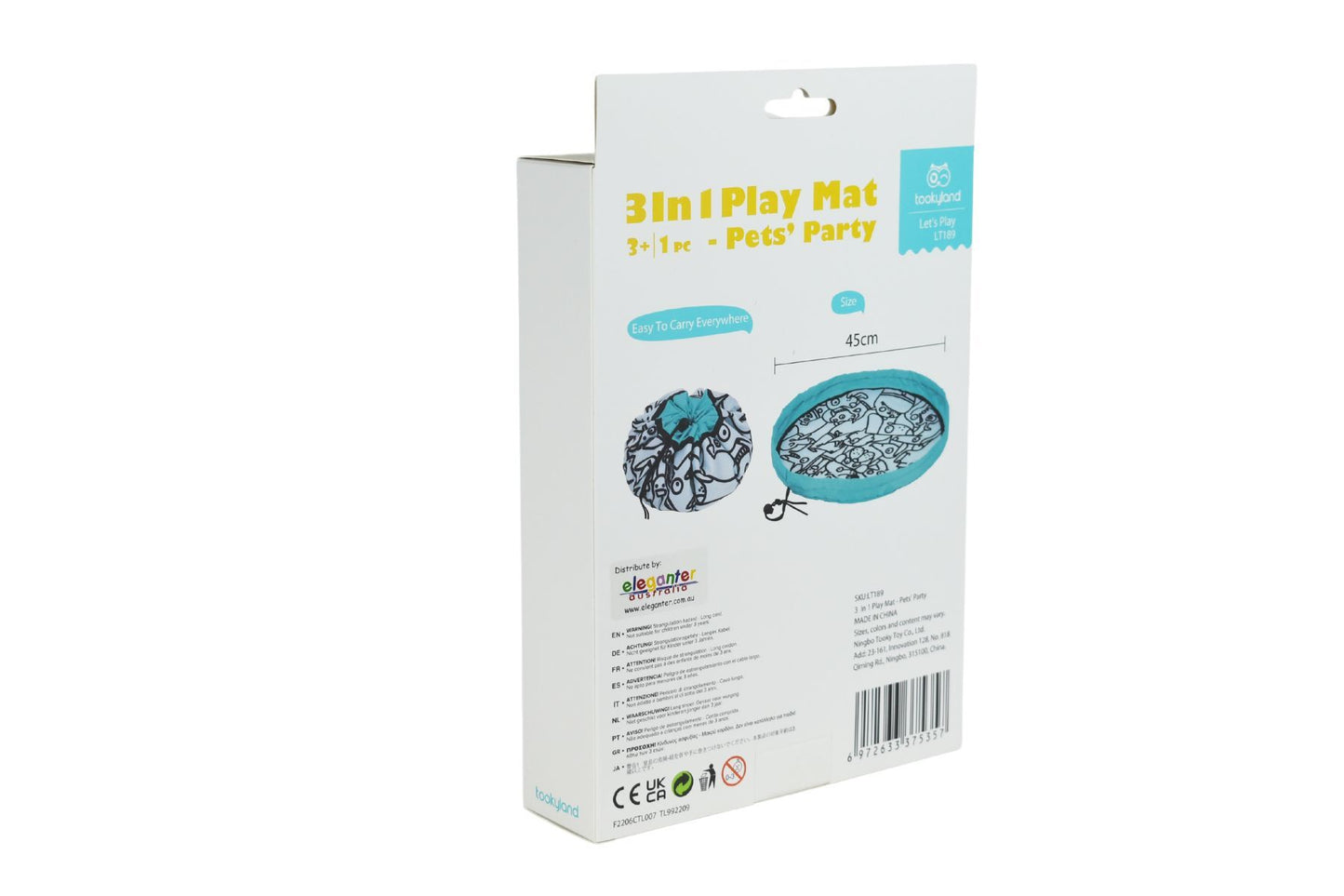 3 IN 1 PLAY MAT - PET'S PARTY - Bamboo Sprout